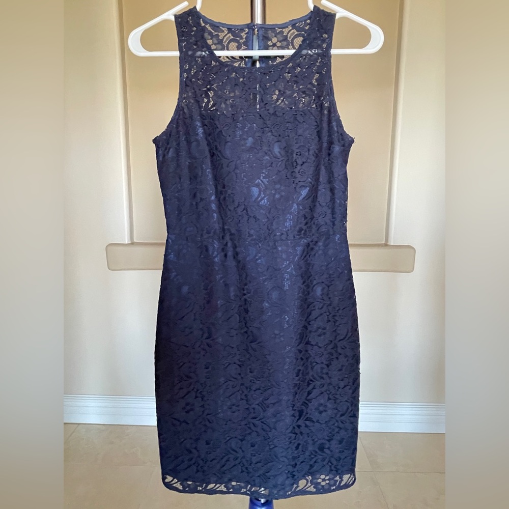J Crew, Dark Blue, Sleeveless, Cocktail Dress, New with Tags.